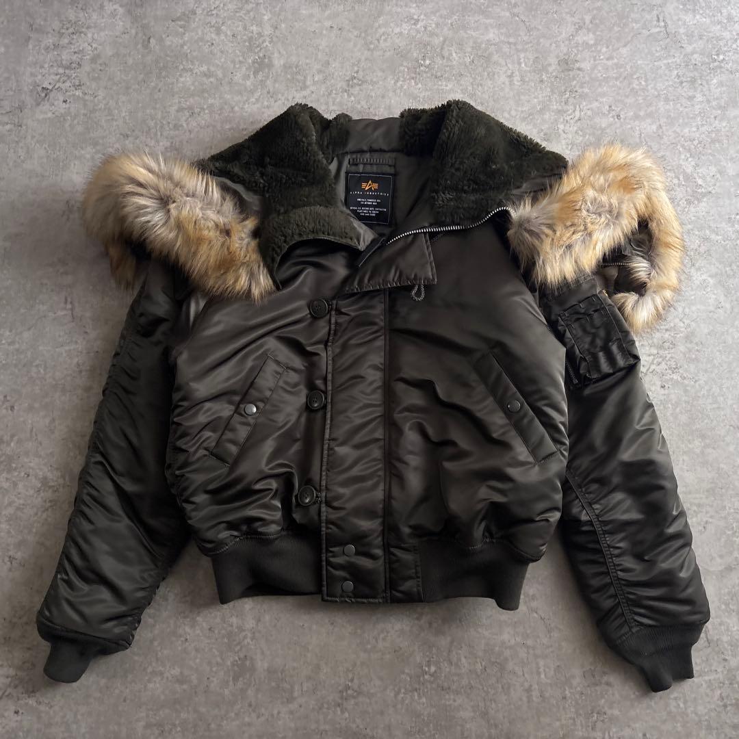 極美品■ALPHA INDUSTRIES【L】N-2B フライトジャケット