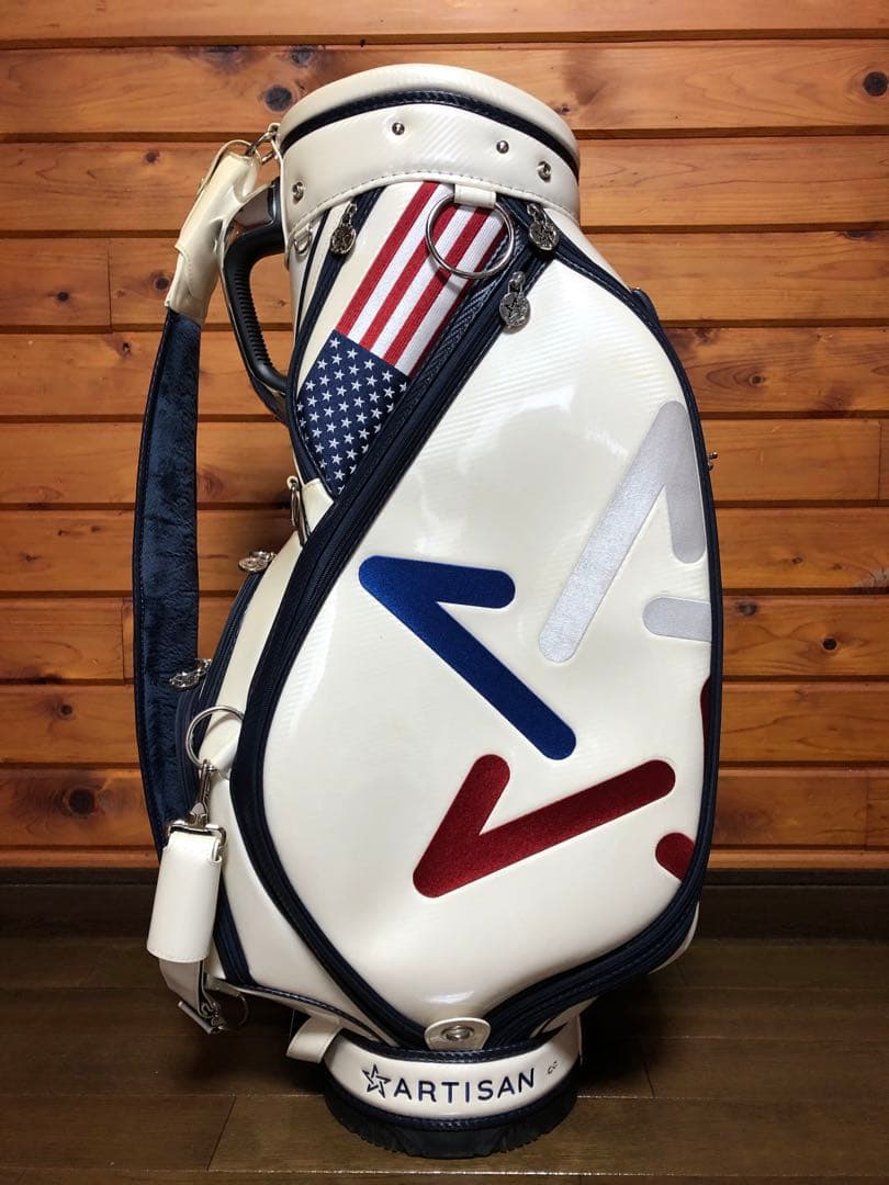 アサヒ　ARTISANデザイン キャディバッグ