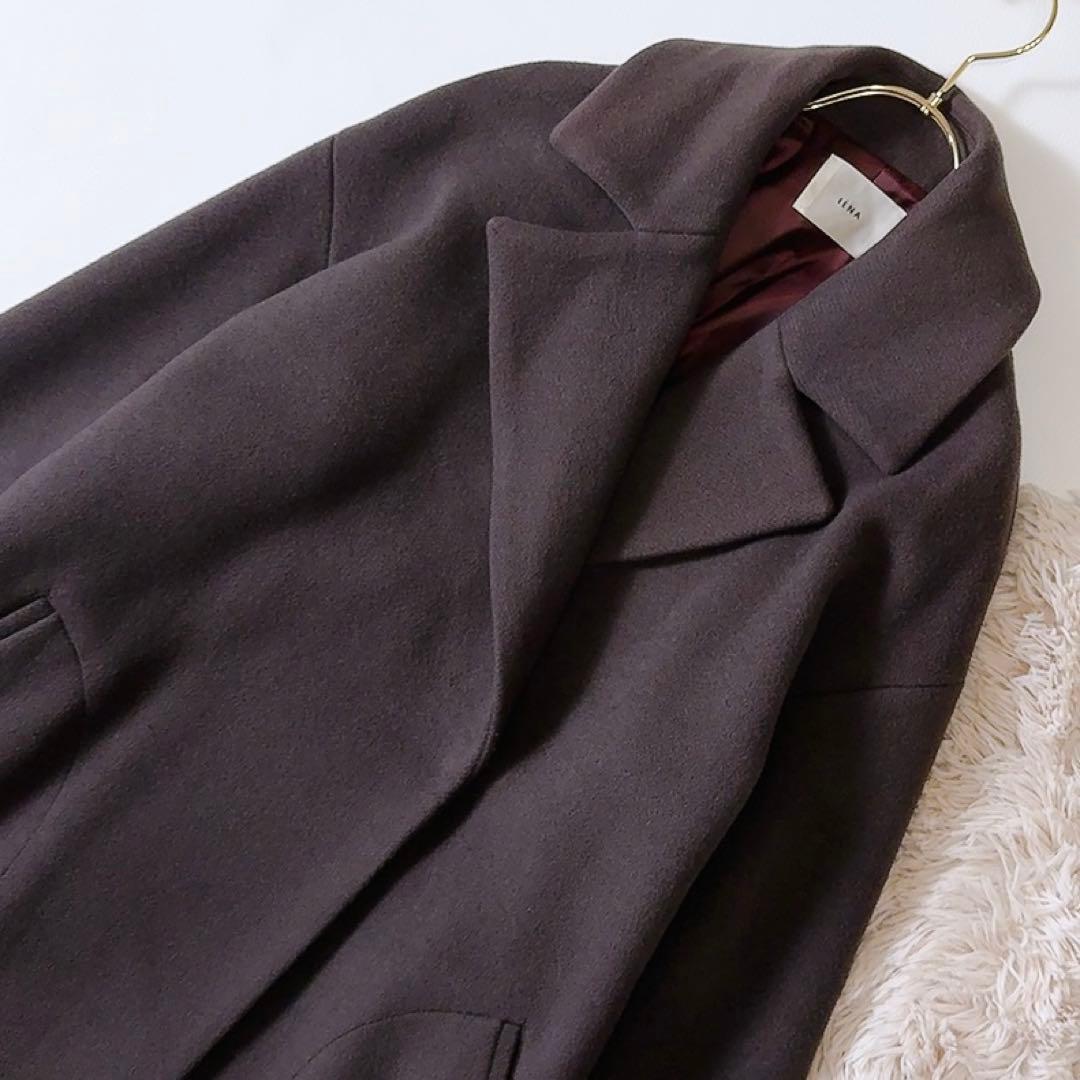 美品ꕥイエナ 高級生地 MANTECO オーバーチェスターコート 日本製