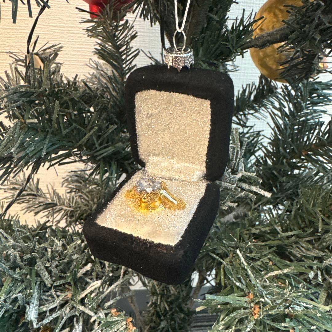 アスティエ　クリスマスオーナメント　ENGAGEMENT RING BLACK