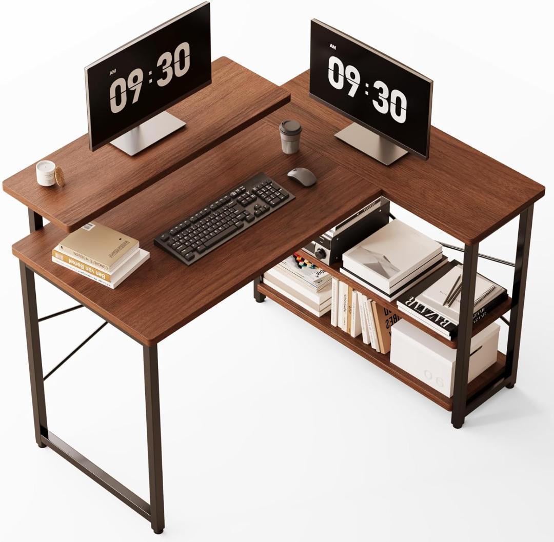 【M3131-104-65】パソコンデスク 学習机 勉強机　L字　105㎝