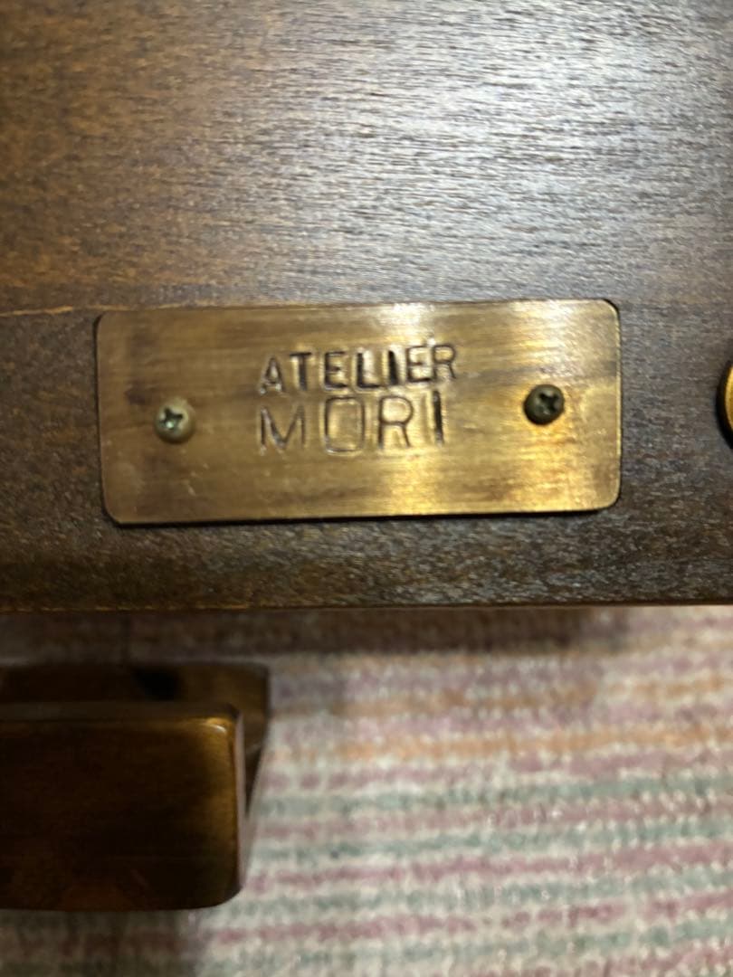 ATELIER MORI 花彫刻 木製譜面台　スタンド