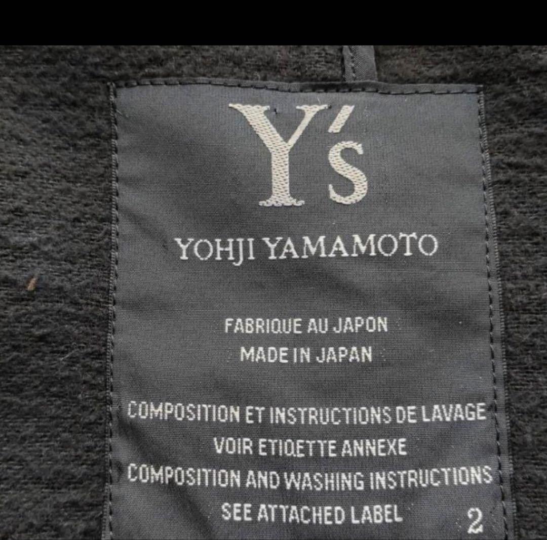 i*様 【Y's】00AW ヨウジヤマモト 本革 コーデュロイ ロングステンカラ