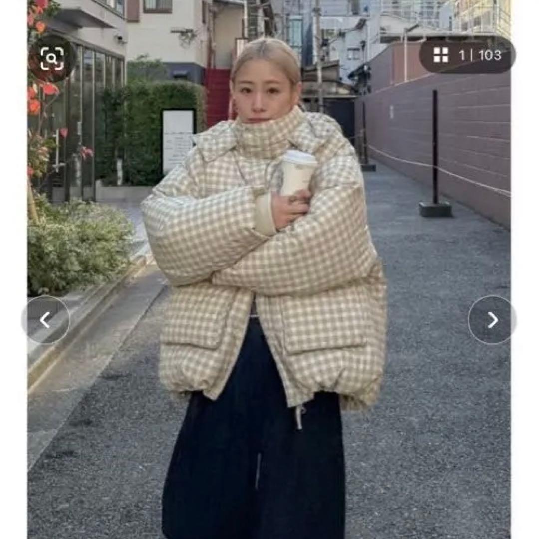 Ungrid フード付きダウンジャケット Sサイズ