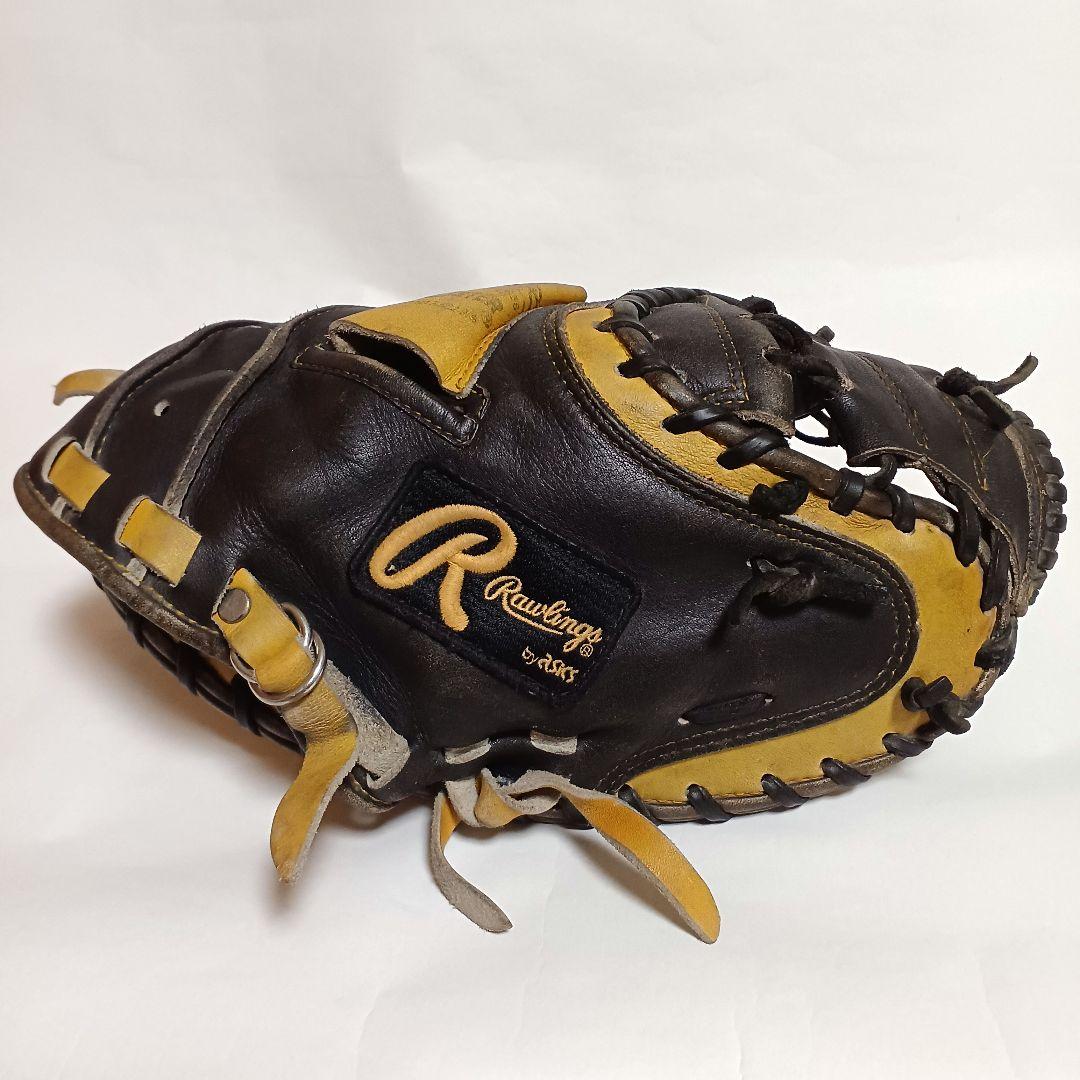 Rawlings ローリングス キャッチャーミット 捕手 軟式一般用 黒×黄