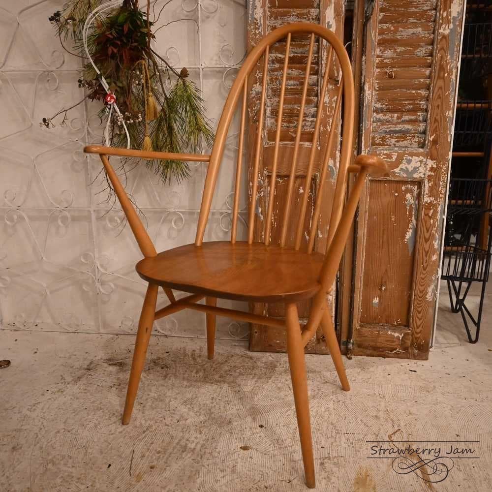 L3710-18-2 英国ヴィンテージ ERCOL アーコールチェア クエーカー