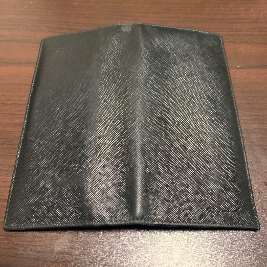 PRADA サフィアーノ ブラック レザー 長財布