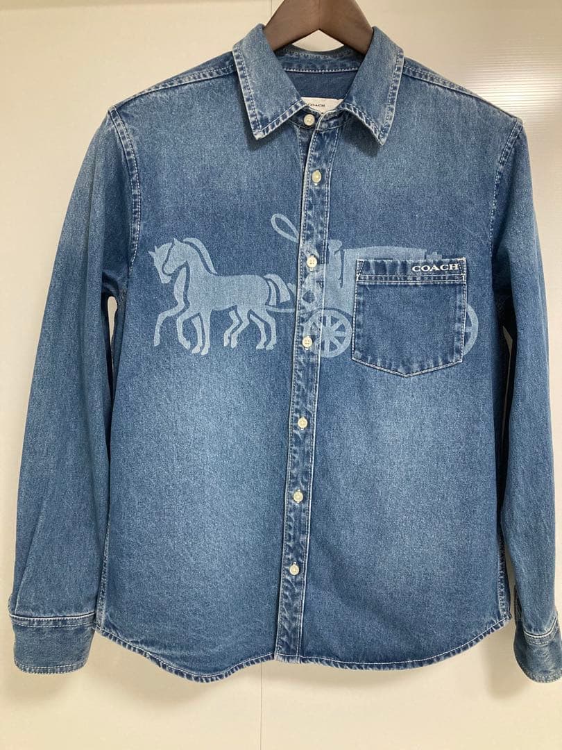 COACH コーチ デニムシャツ ダンガリーシャツ Mサイズ