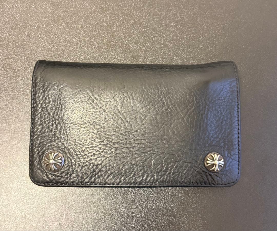 美品CHROME HEARTS 1zip クロスボタン　インボイス付き