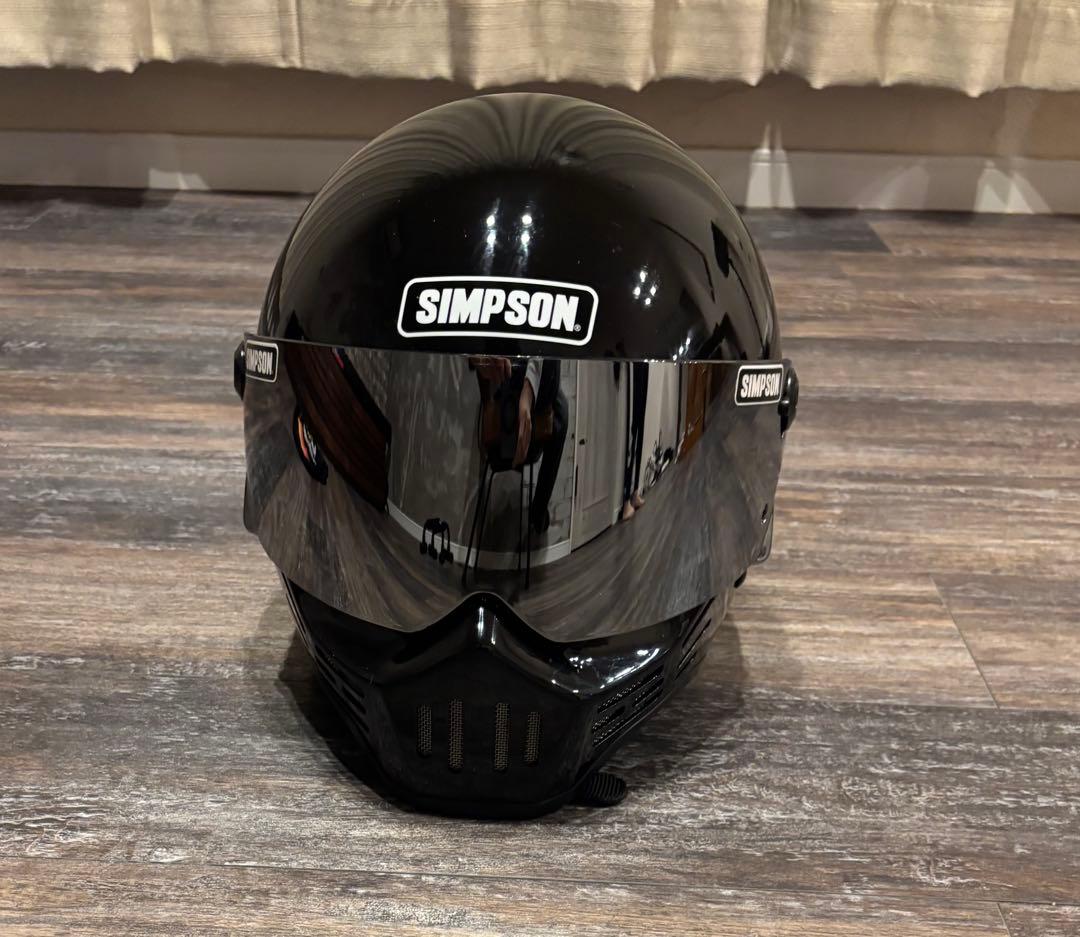 SIMSON M30 ブラック ミラーシールドMサイズ