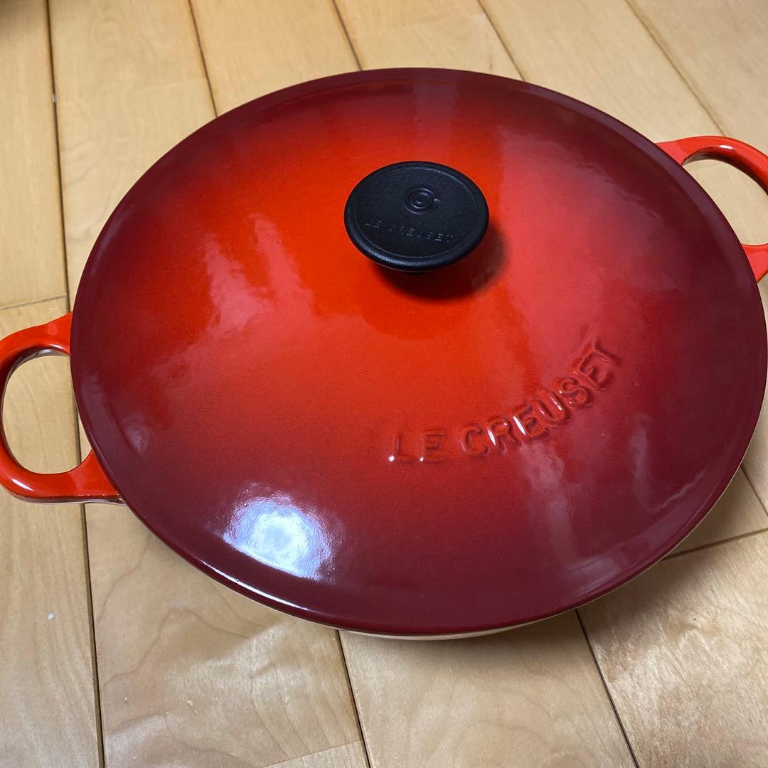 LE CREUSET チェリーレッド マルミット22cm 未使用