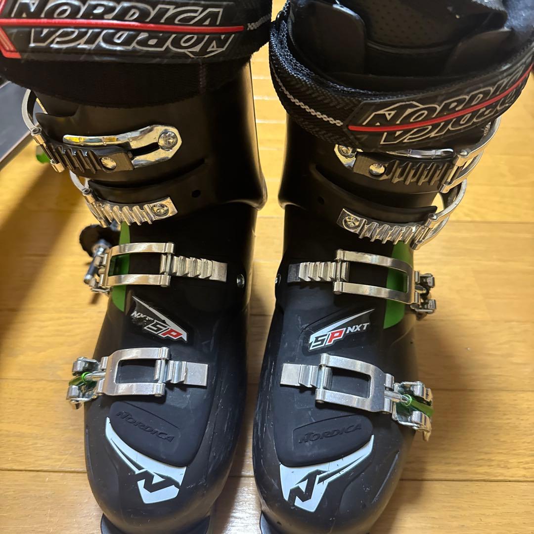 Nordica スキーセット 160cm スキー板 ストック 靴 27.5cm