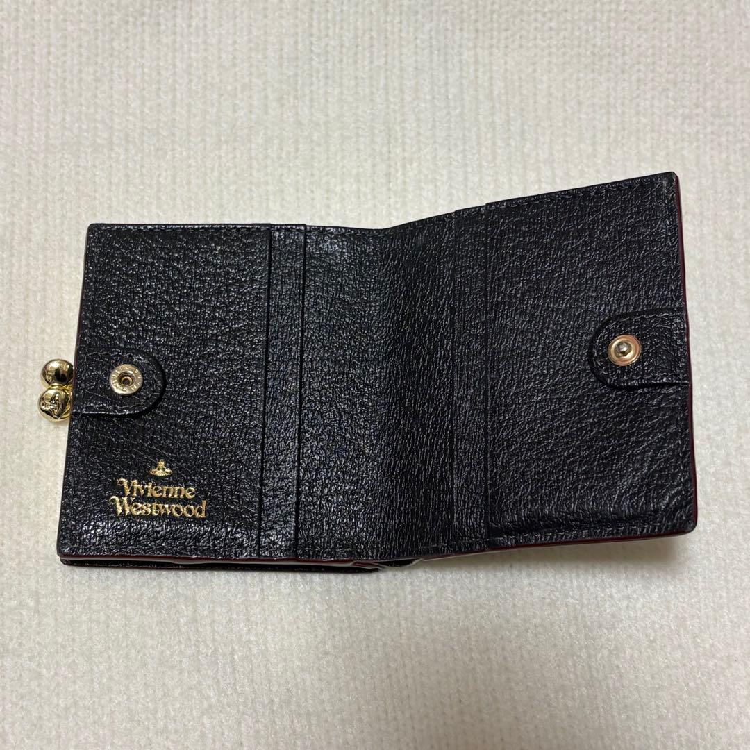 Vivienne Westwood ブラック 口金二つ折り財布