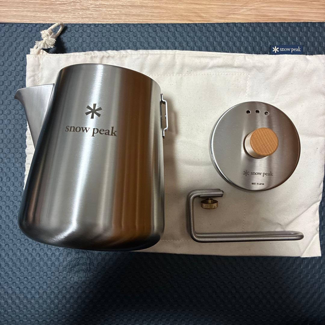  peak ステンレスケトル 収納袋付き