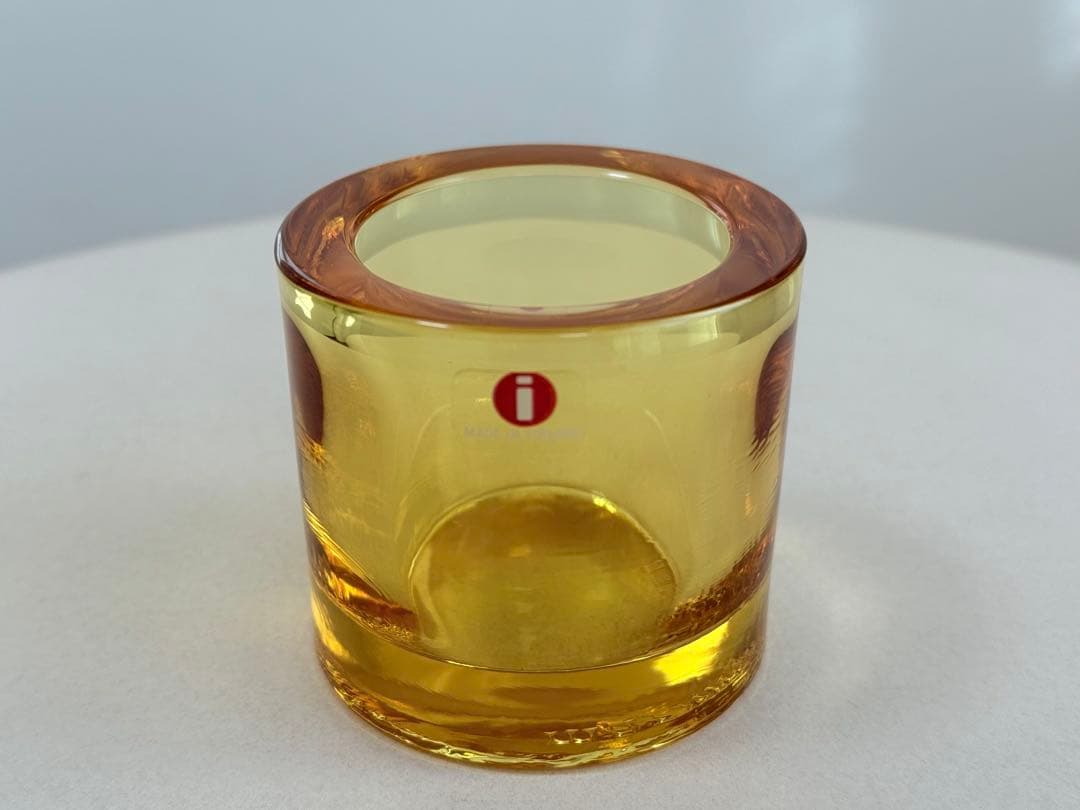 Kivi イエロー 横長旧ロゴ 60mm キビ イッタラ マリメッコ 1