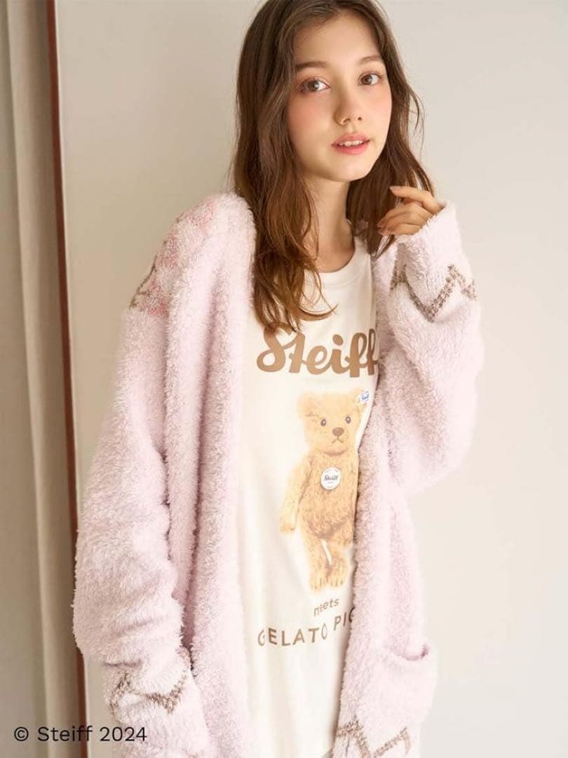 gelato pique ジェラートJamesフェアアイルJQDカーディガン