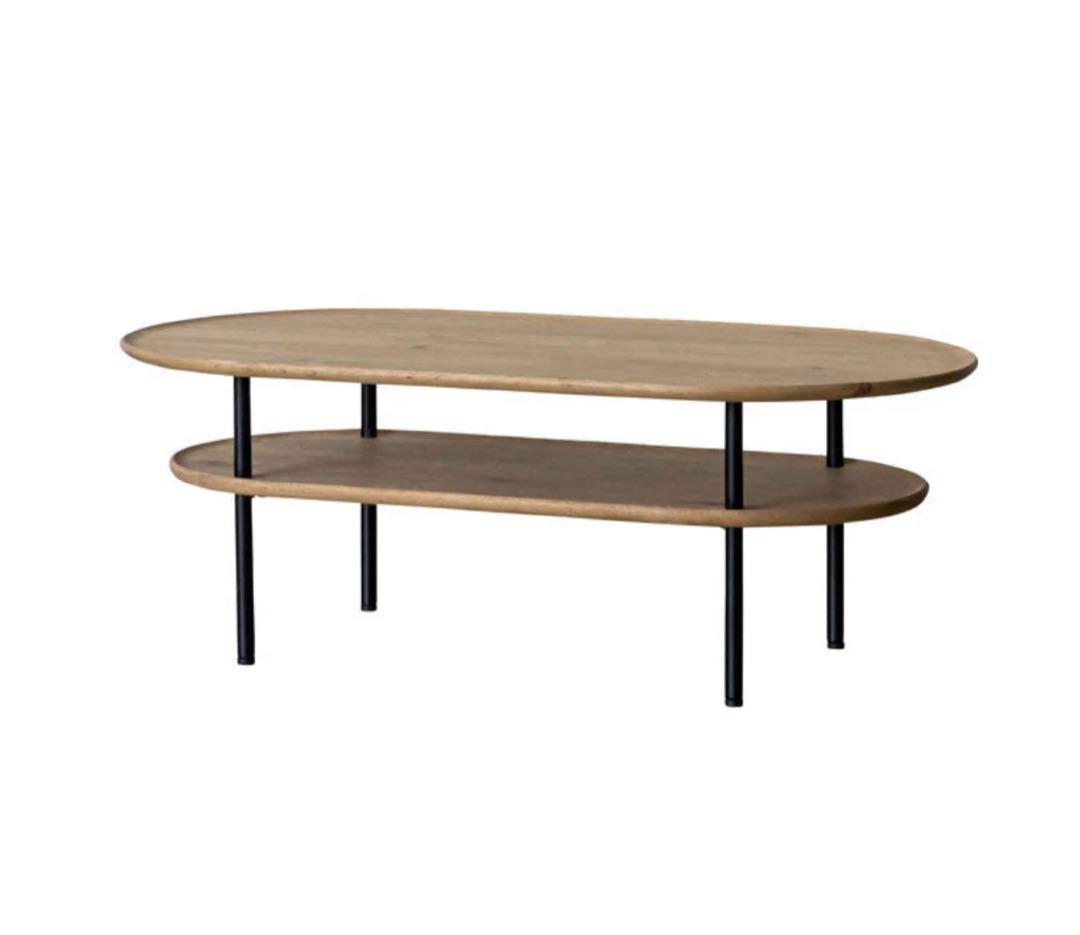 サーボ リビングテーブル 楕円タイプ crash gate クラッシュゲート