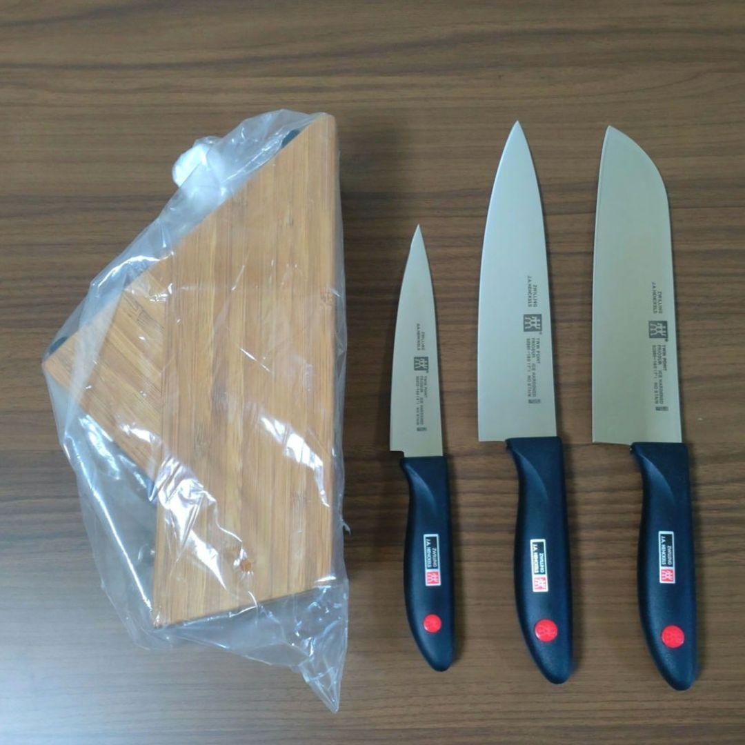 ツヴィリング ツインポイント ナイフブロックセット 三徳包丁 ヘンケルス