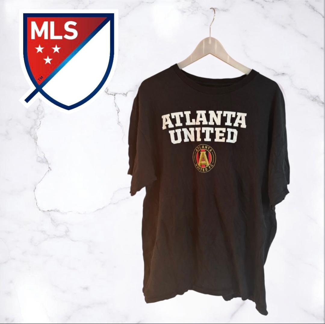 一点もの✨古着 ATLANTA UNITED ブラックシャツ XL