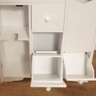 【新品】奥行14cmの薄型！多機能 トイレラック/サニタリー収納/スリム