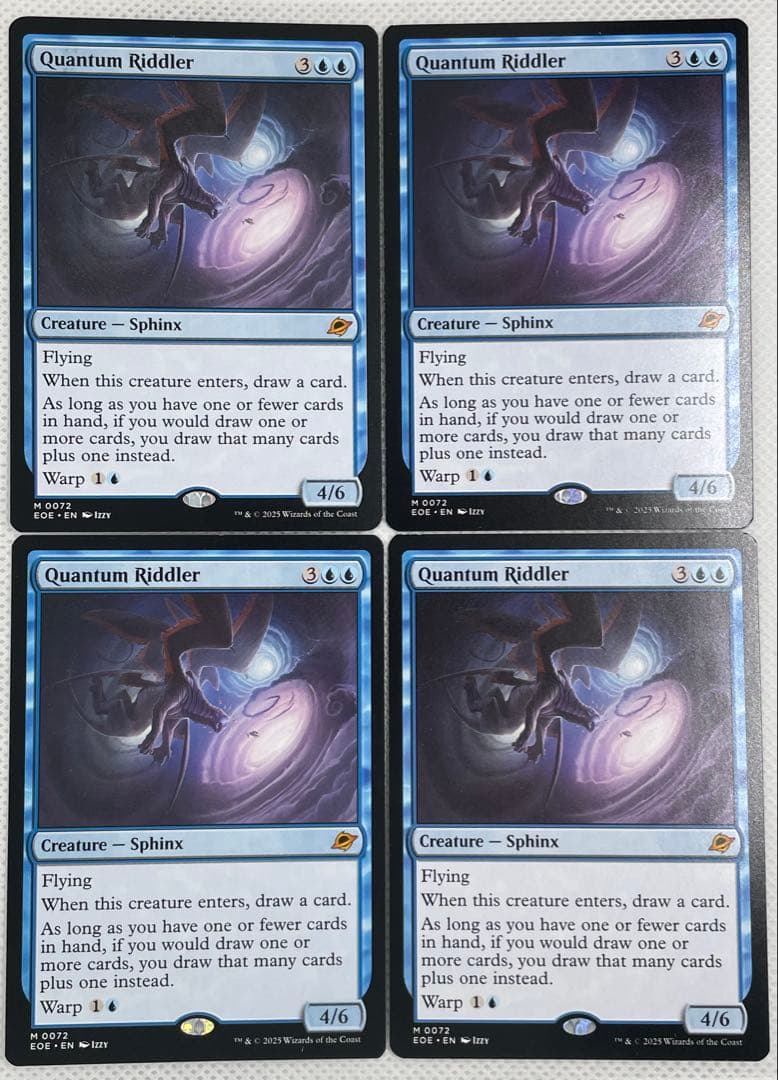 MtG 量子の謎かけ屋 /Quantum Riddler 英語4枚