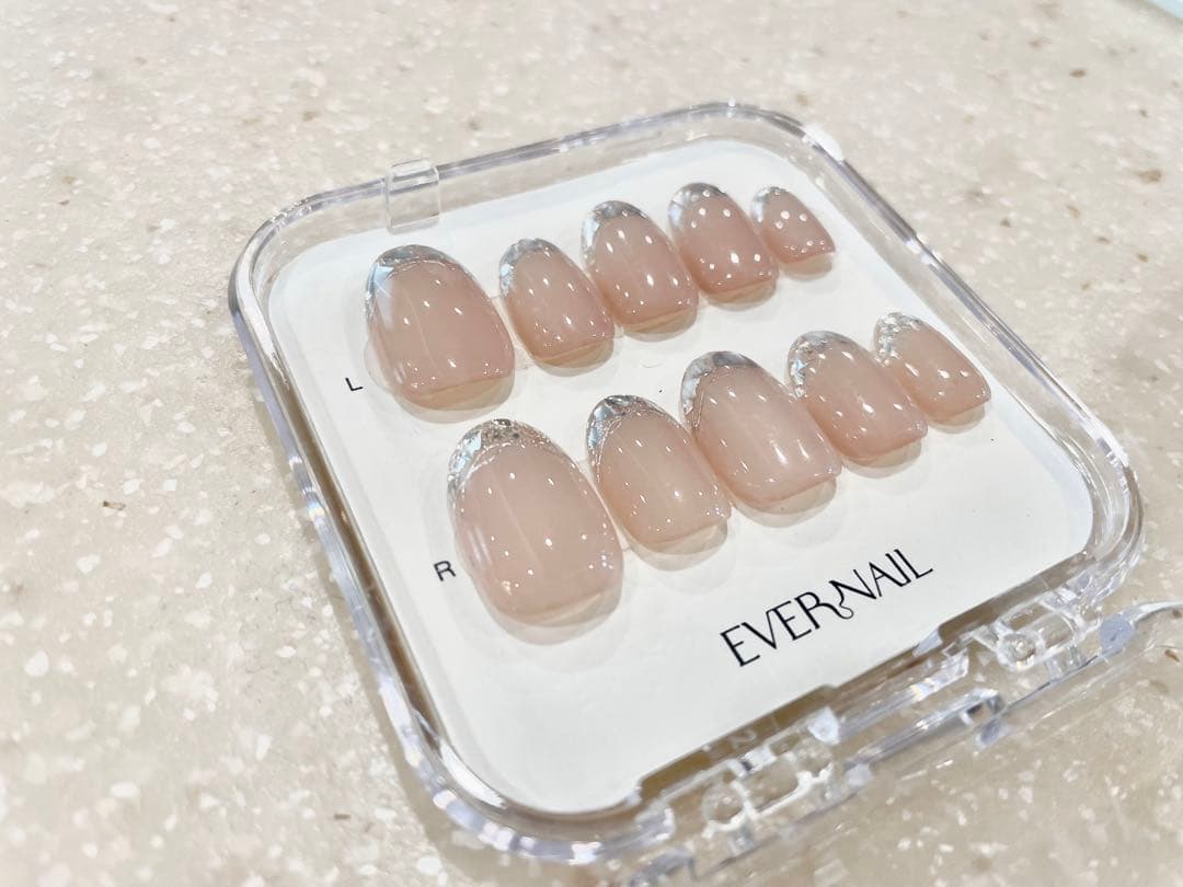 EVER NAIL エバーネイル　Glass French Nude