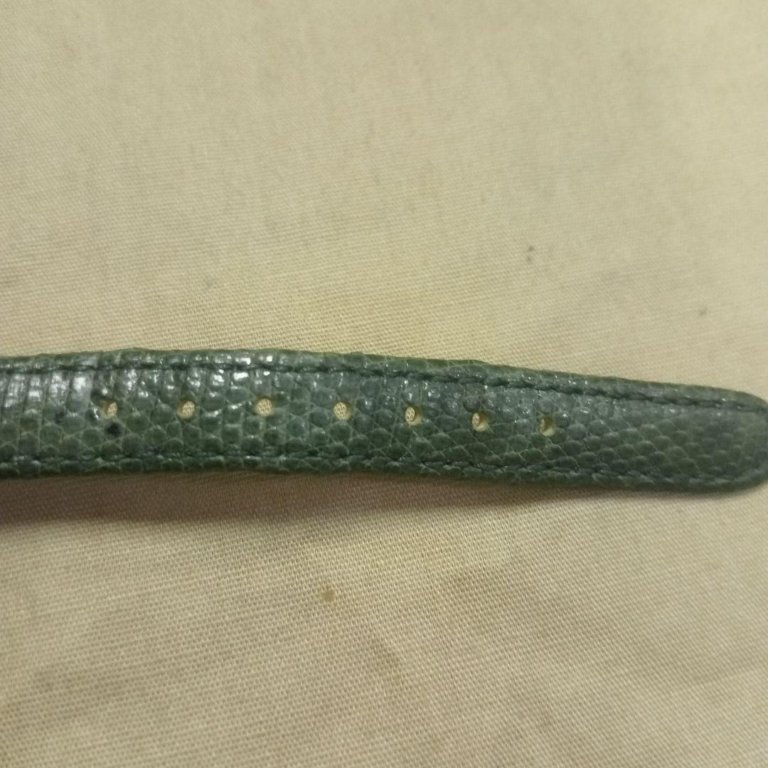 SEIKO NOIE デュアルタイム　グリーンレザー 腕時計　セイコー　ノイエ