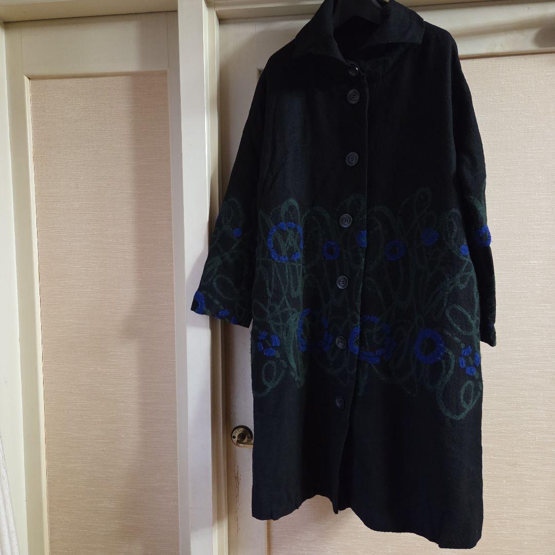 【まなみんさん専用】花柄刺繍ロングコート