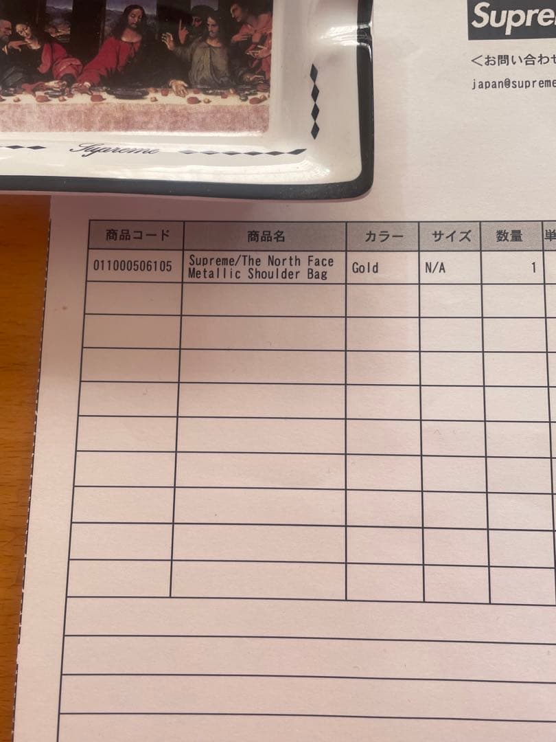 THE NORTH FACE Supreme Shoulder Bag 明細付