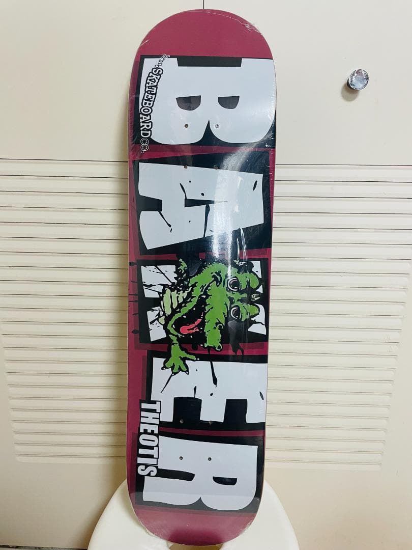 台湾製無地黒デッキテープ付き BAKER ベーカースケートボード 8.0デッキ