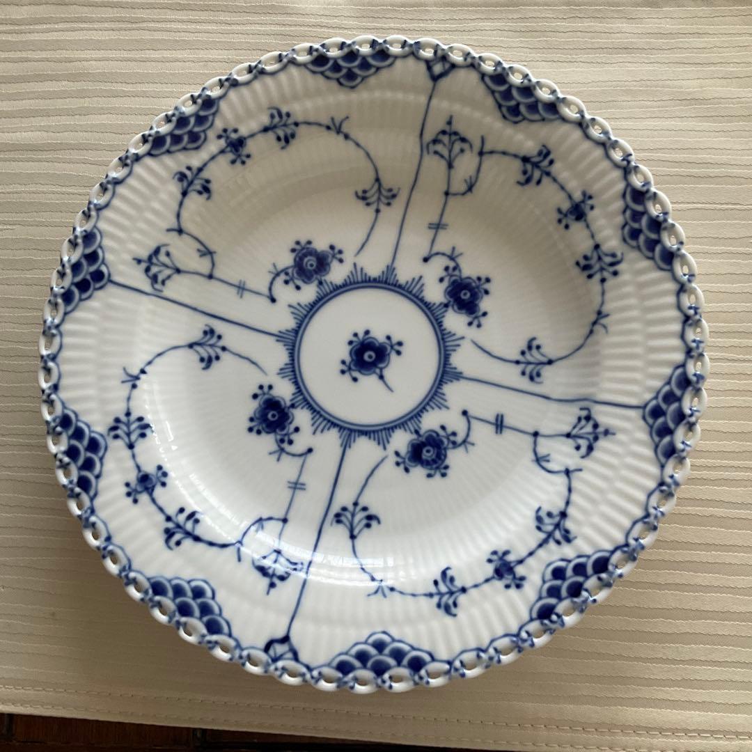 ロイヤルコペンハーゲン、フルテッド、フルレース2枚セット