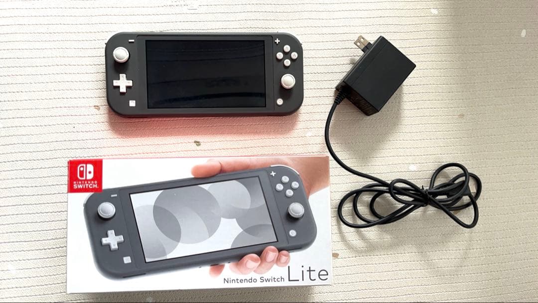 【美品】Nintendo Switch Lite 本体 グレー 箱付き