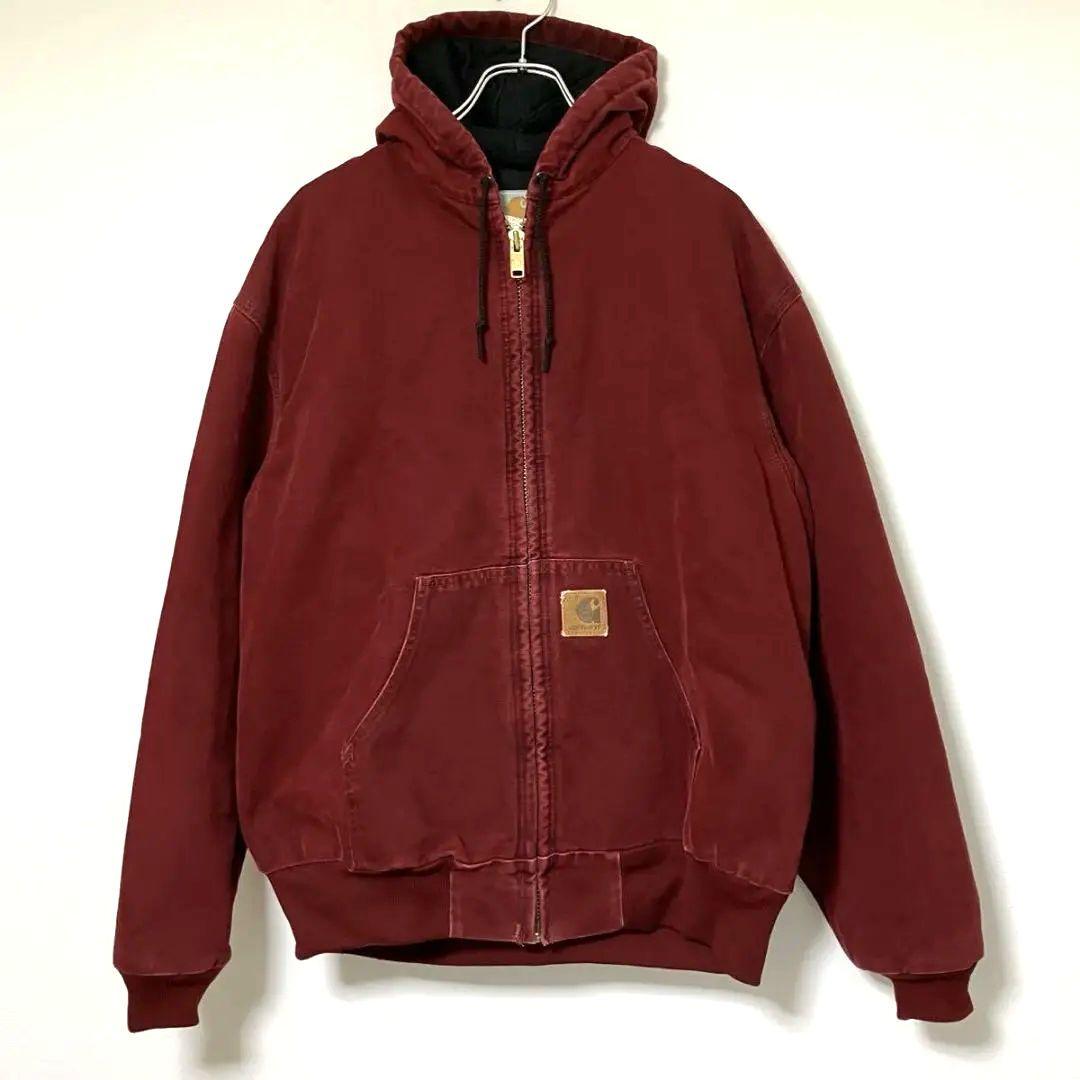 00s カーハート アクティブジャケット J68 CRI クリムゾン/XL