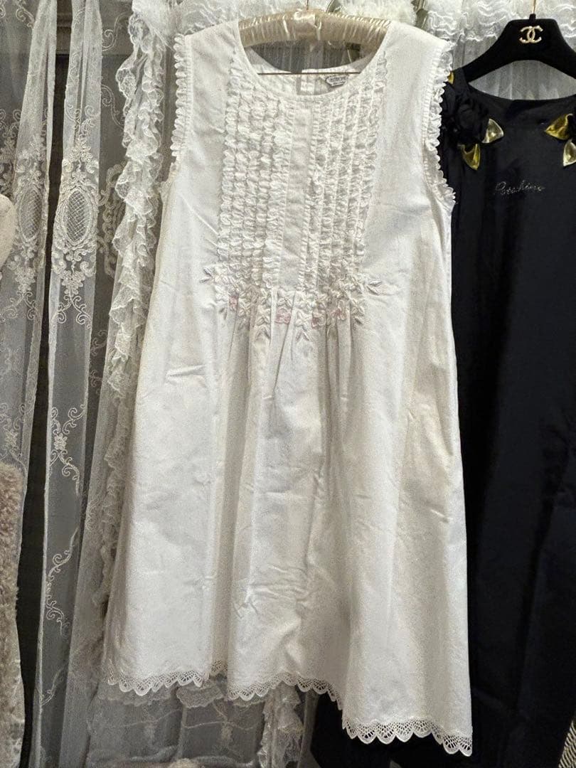 さえらヒスクローネ可愛いエプロン❤️おまけ中古ポテチーノ割烹着