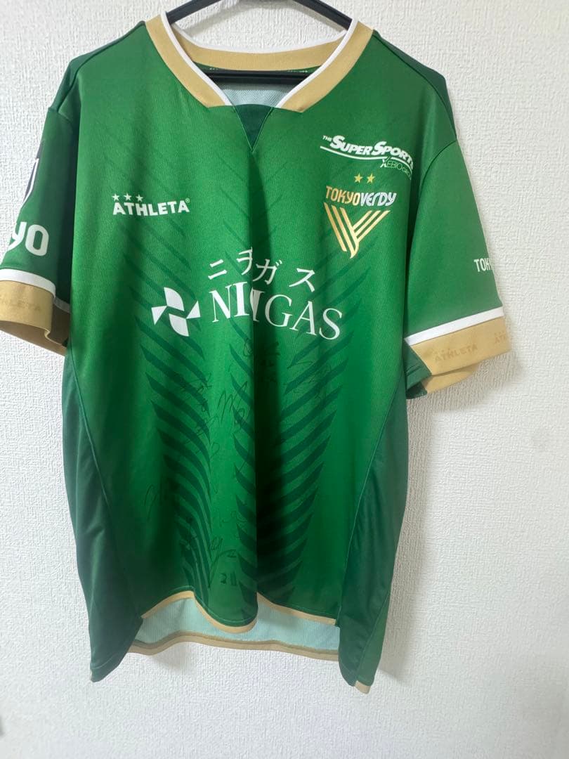 東京ヴェルディ　山田楓喜、2024在籍選手サイン入りユニフォーム