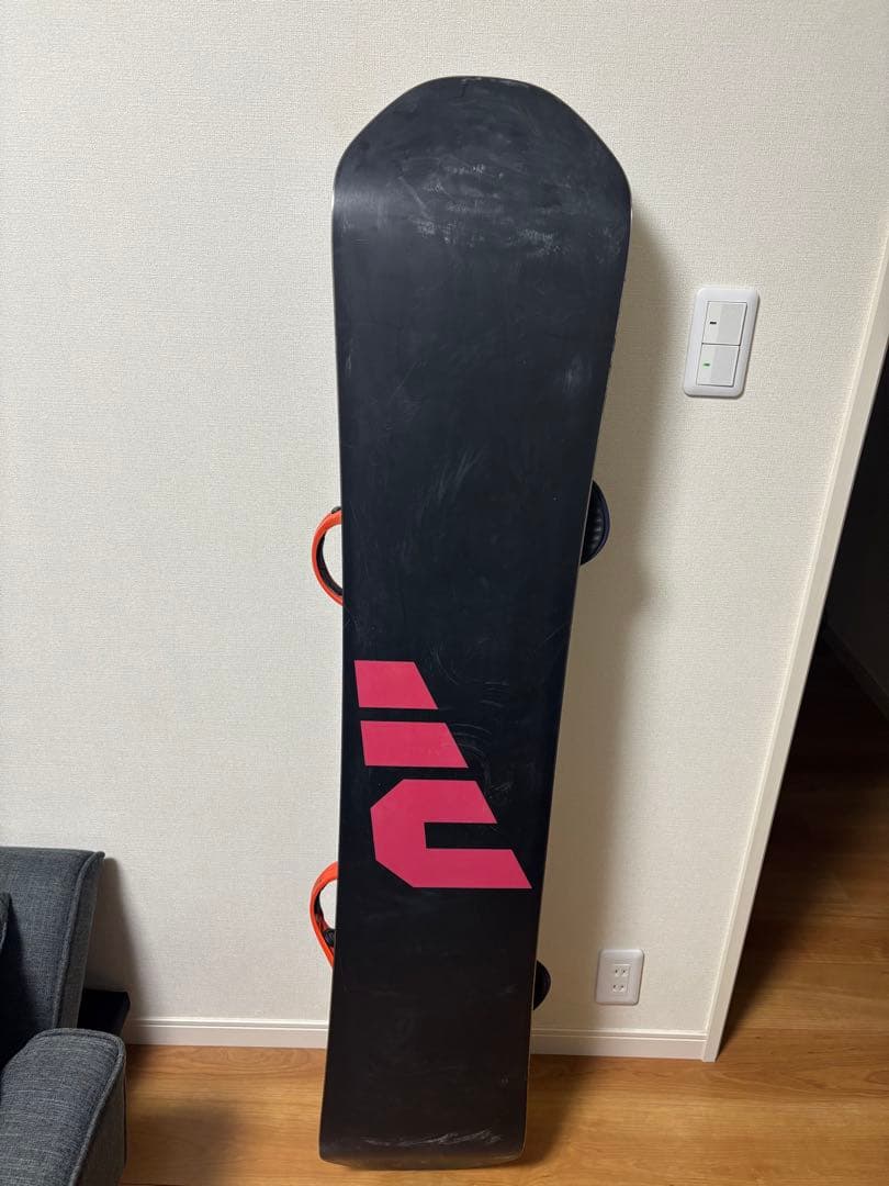 011 FLATSPIN148cmスノーボード FLUXPRビンディング