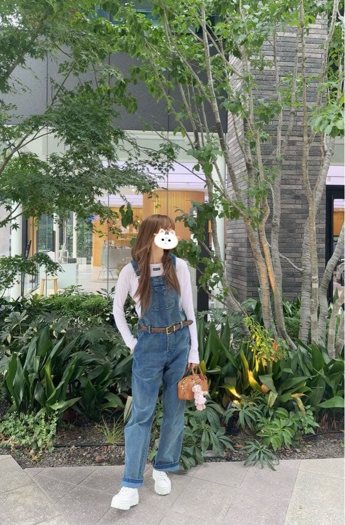 Miu Miu ミュウミュウロング オーバーオール コーデュロイ パンツ