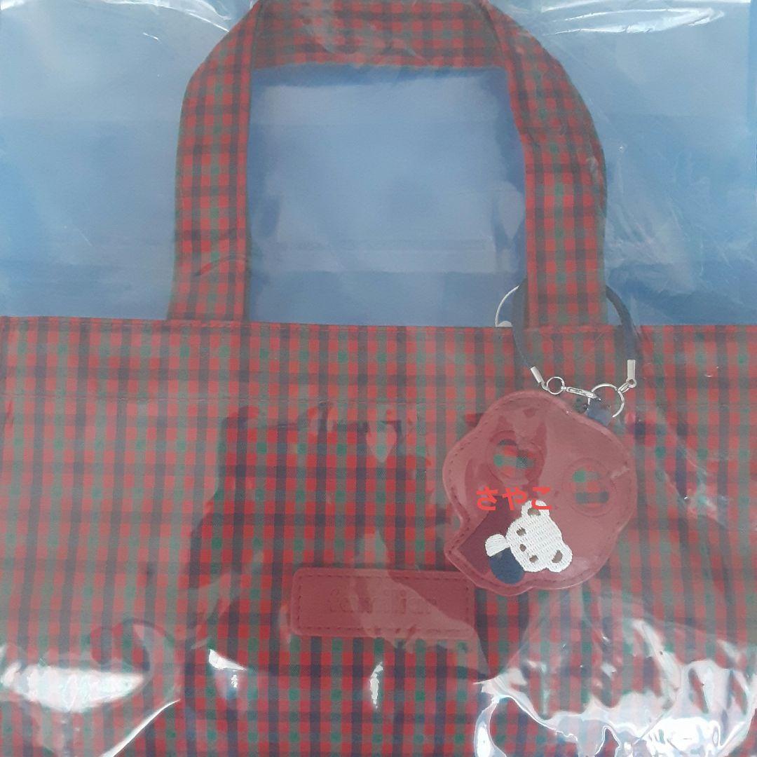 新品未使用 ファミリア トートバッグ 大 赤