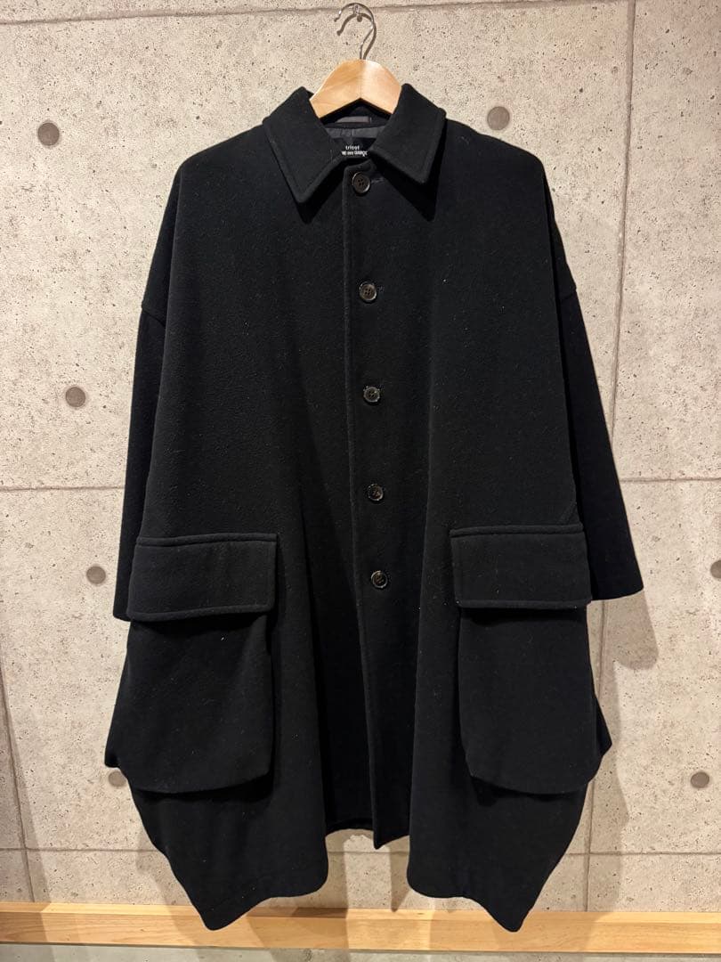tricot COMME des GARÇONS ウールコート 黒 ユニセックス