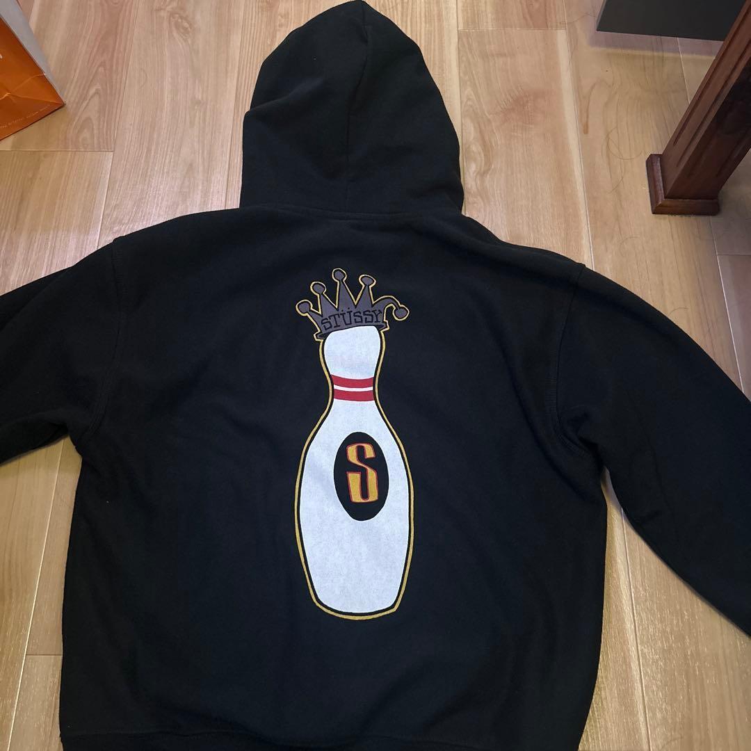 トップス stussy King pin zip hoodie