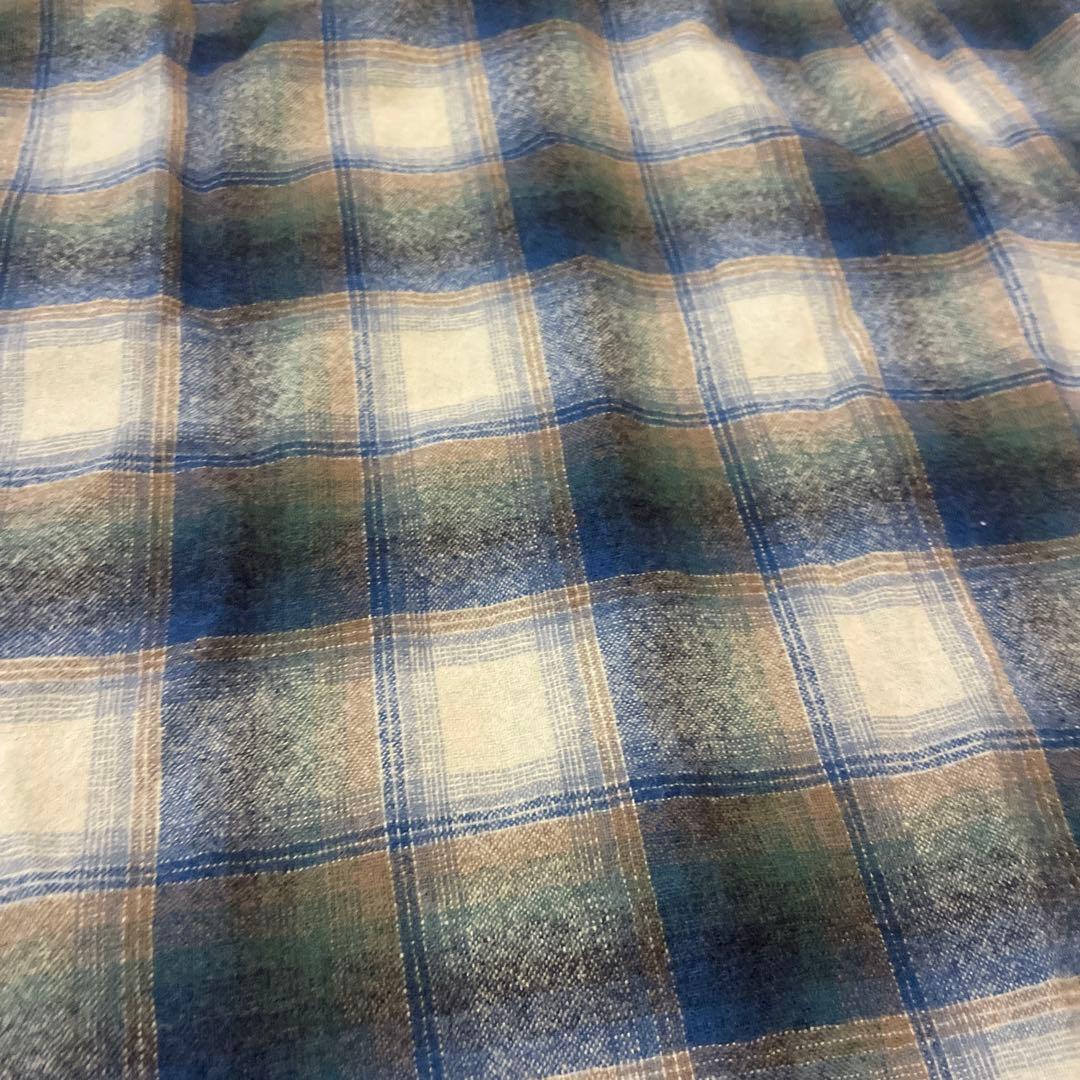 s*a様 青 ベージュ pendleton ウール ボードシャツ USA製 ビン