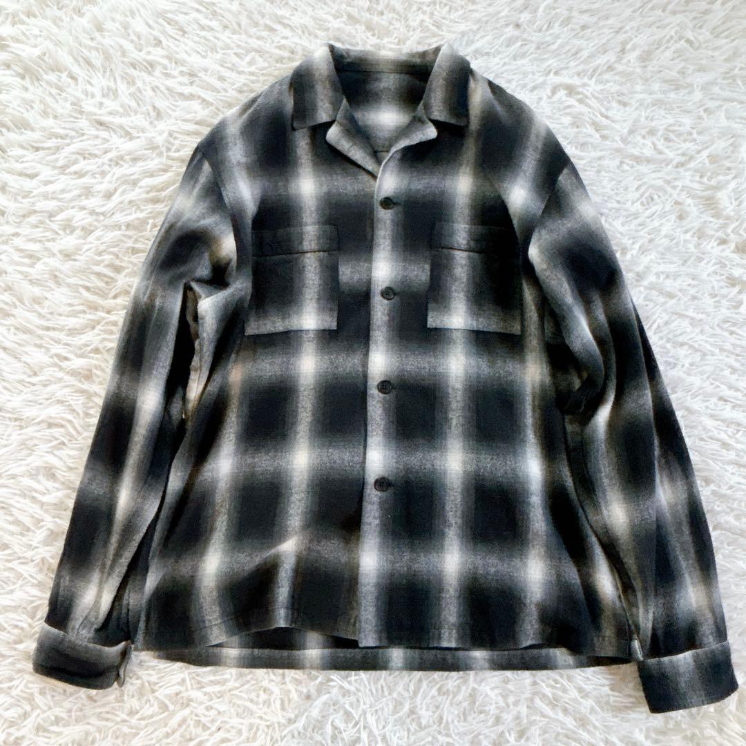 完売品　kinema ombre check pajamas shirt
