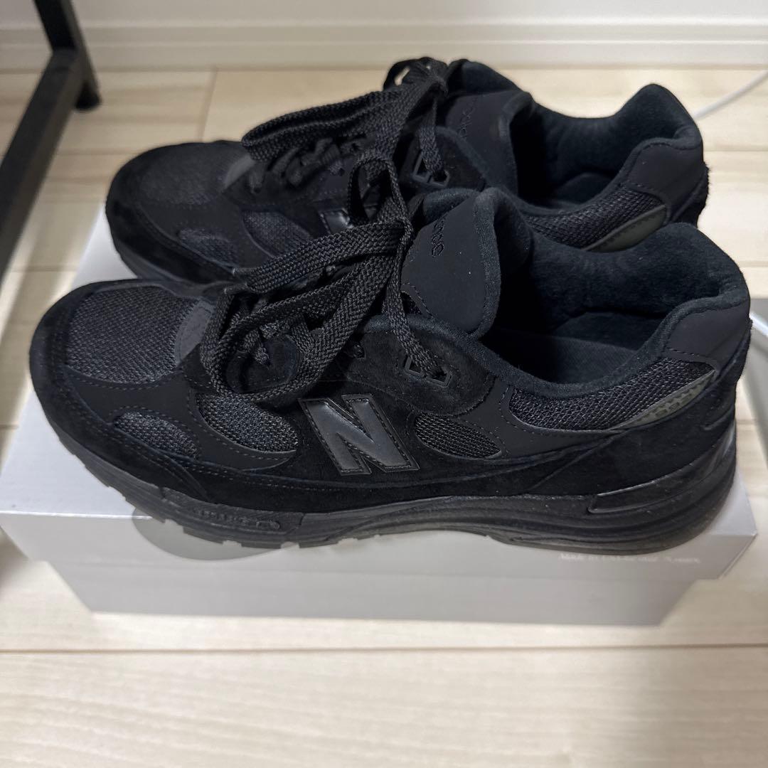 ニューバランス992　トリプルブラック　27.0cm