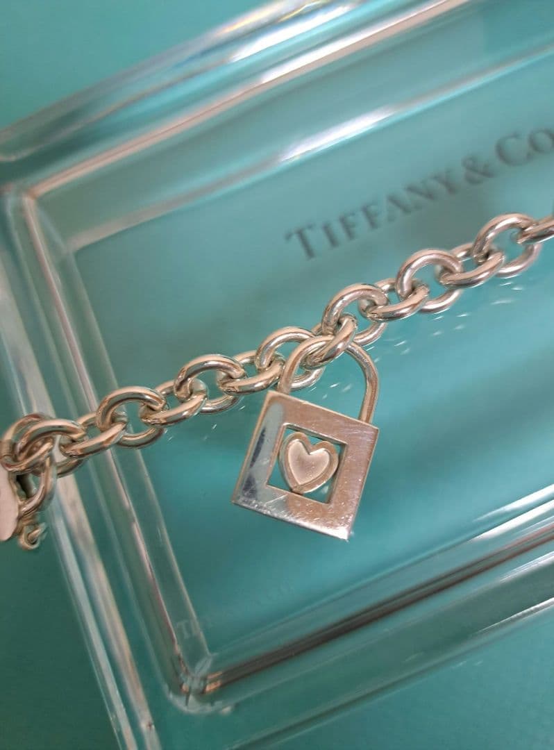 専用 ティファニー ハート カデナ キューブ シルバーブレスレット