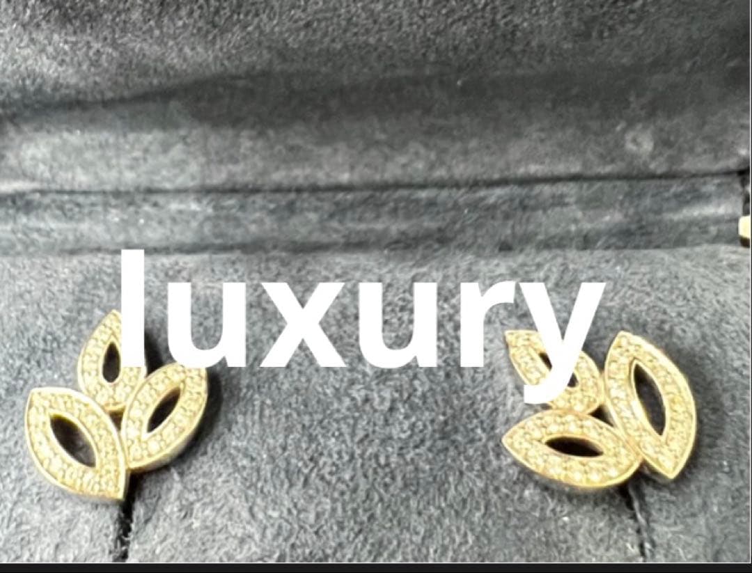 ✨ハイクオリティ✨ゴールド　ピアス　モアサナイト　ダイヤモンド925