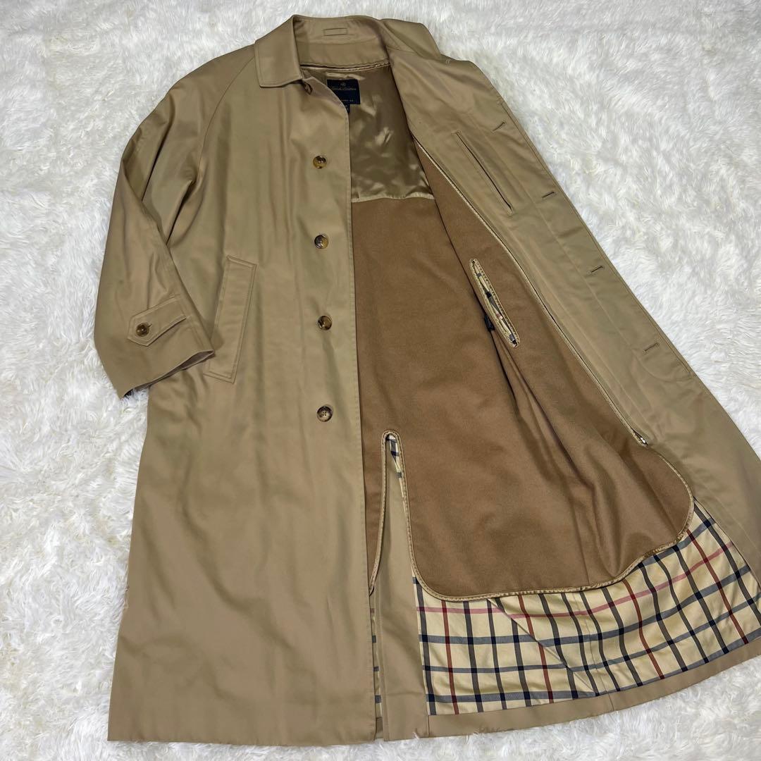 極美品✨ ブルックスブラザーズ バルマカーンコート ロング ライナー カシミヤ混