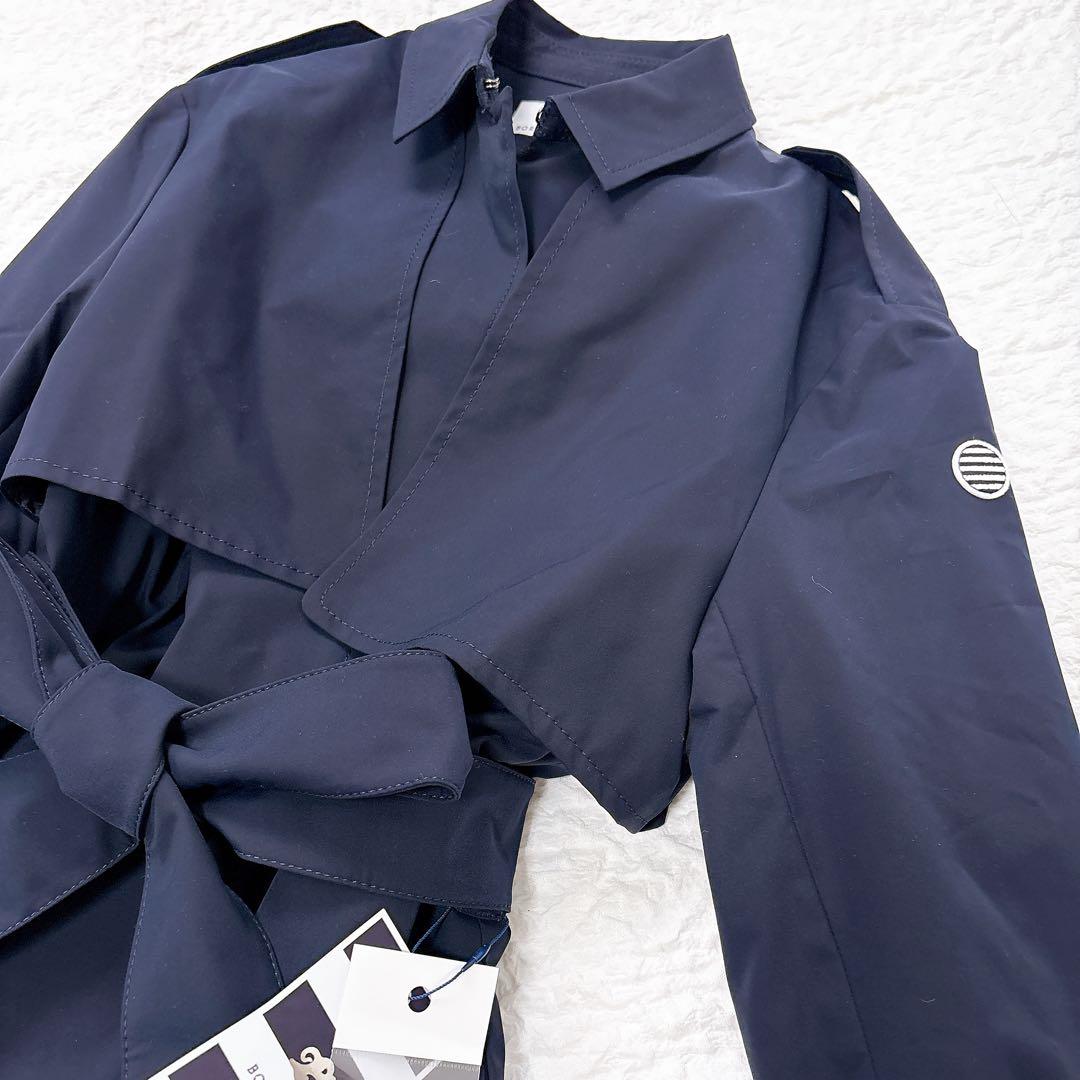 新品タグ付✨定価13.7万　ボーダーズアットバルコニー フリルトレンチコート