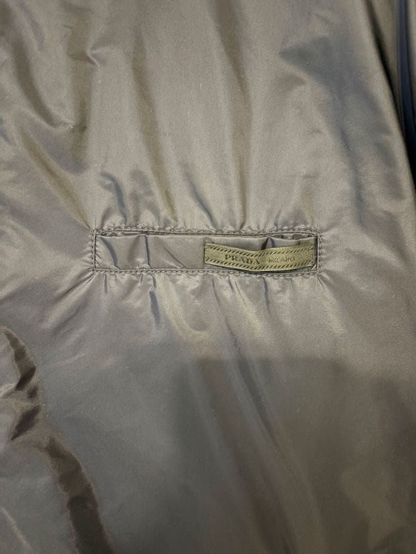 【最終値下価格】プラダ　リバーシブルフーデッドブルゾン