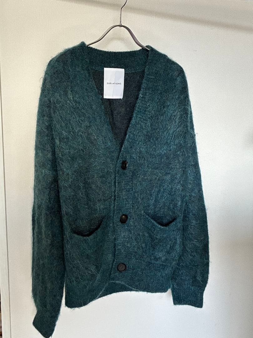 SUBLATIONS LOW SILHOUETTE モヘアカーディガン