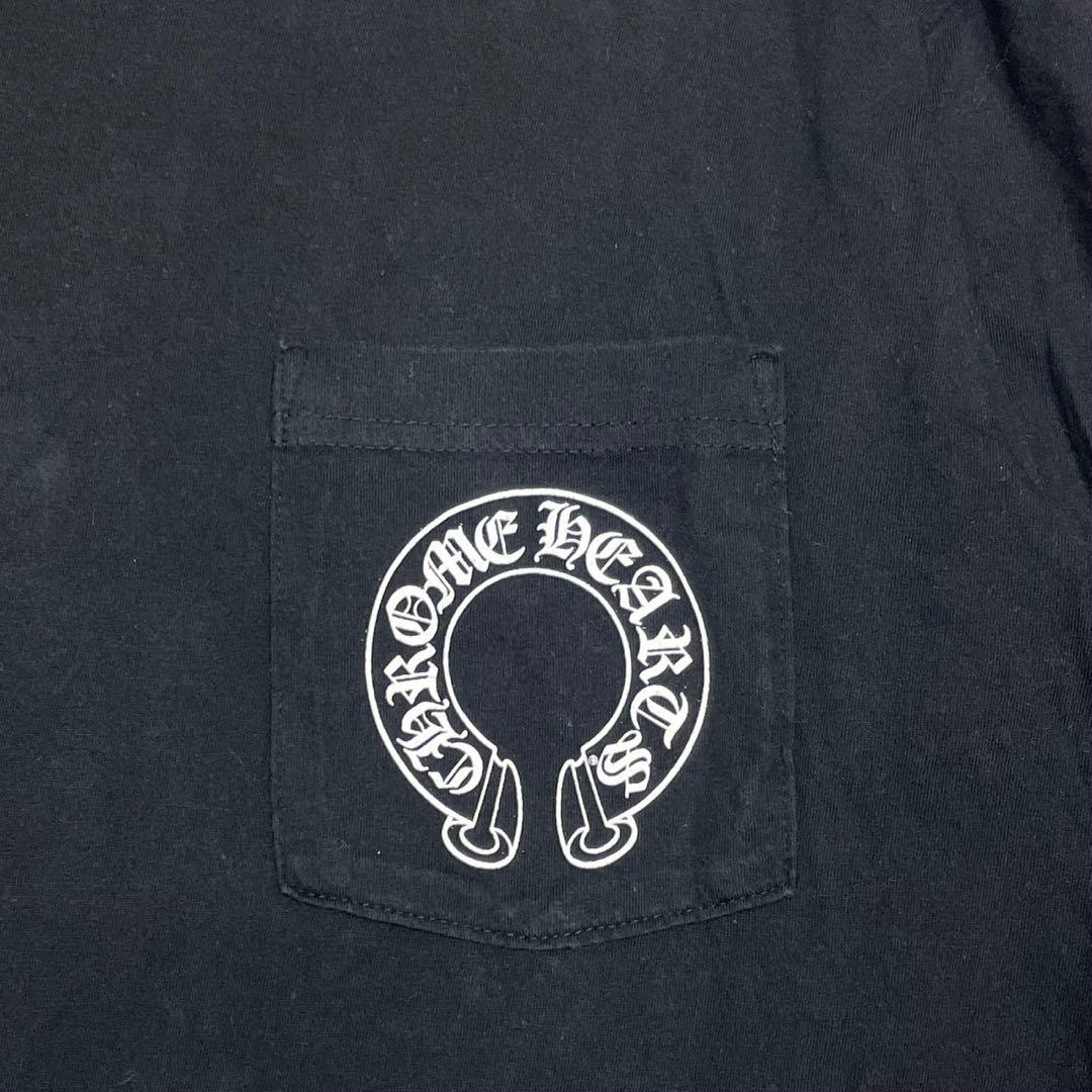美品 CHROME HEARTS クロムハーツ ロンT フローラルクロス